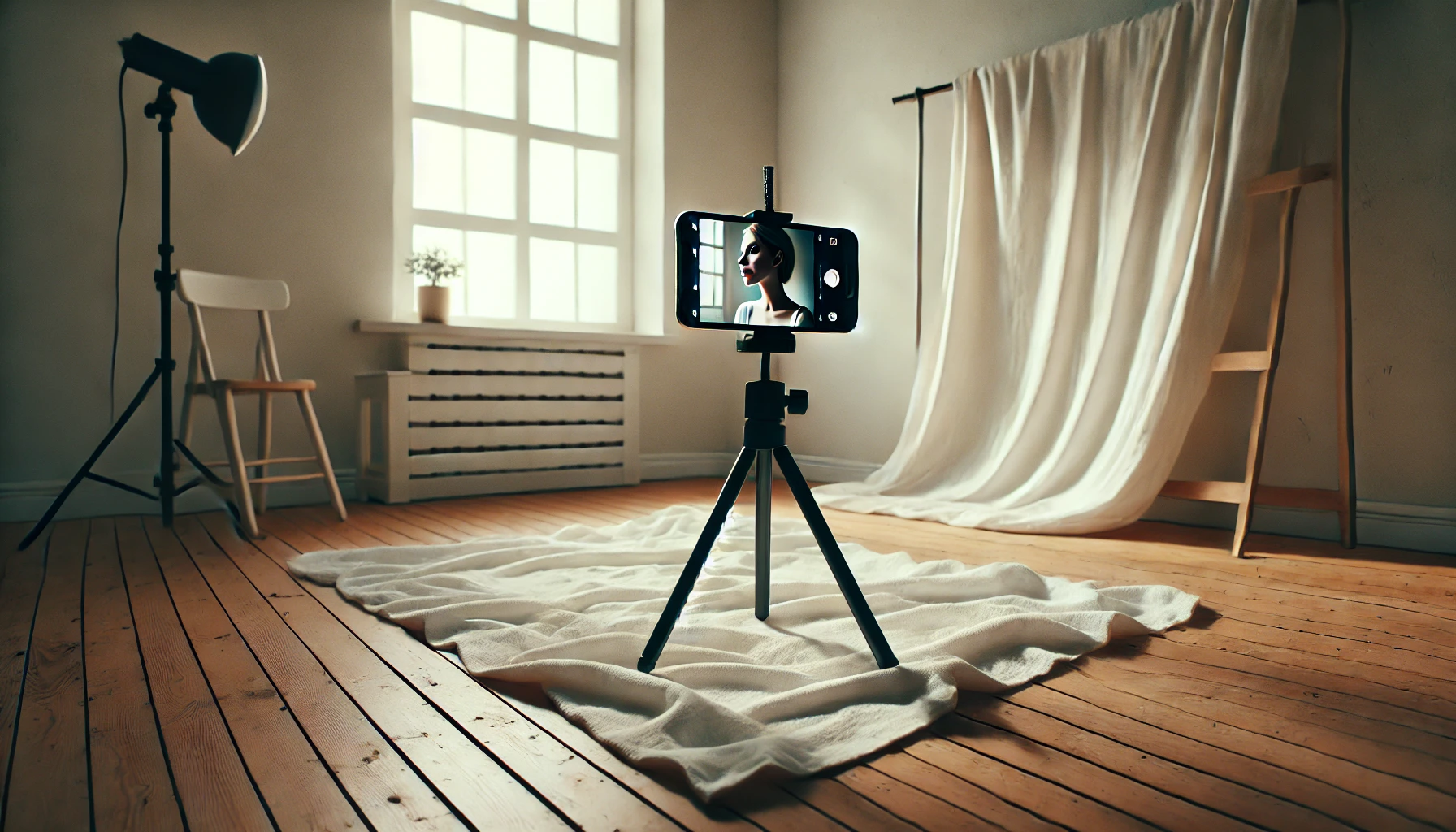 スマホで証明写真を撮る