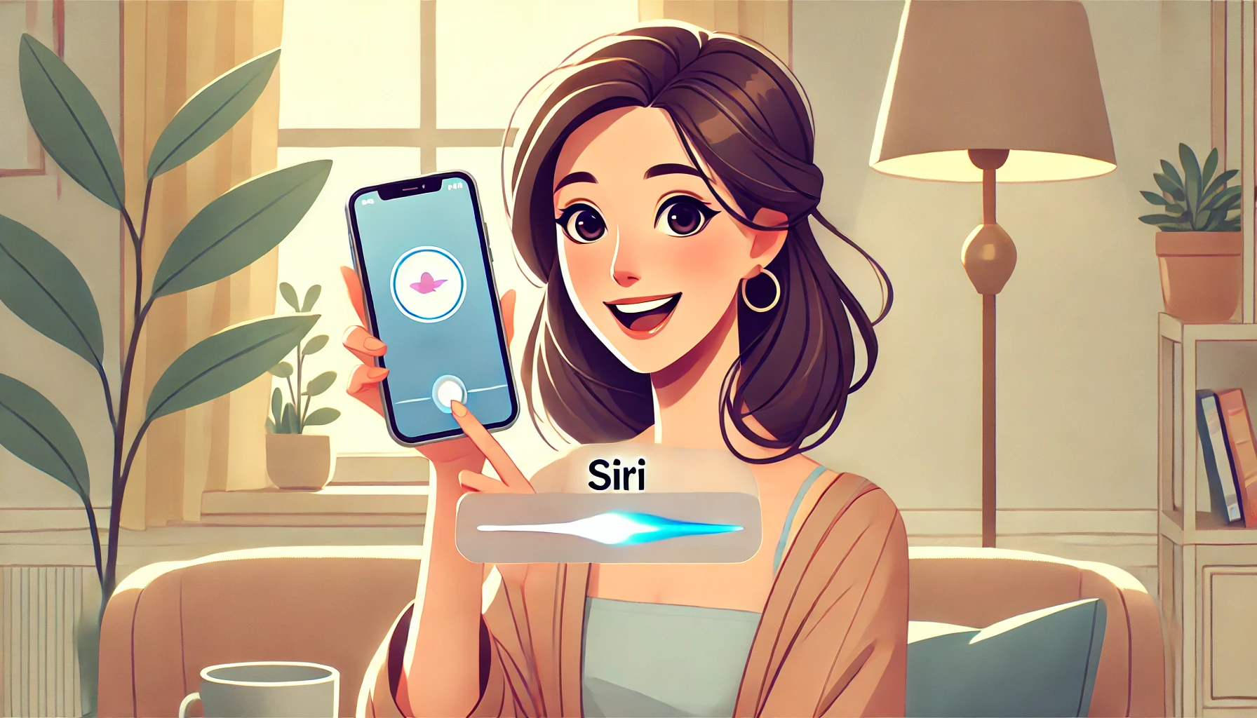 Siriとのやり取りをイメージ