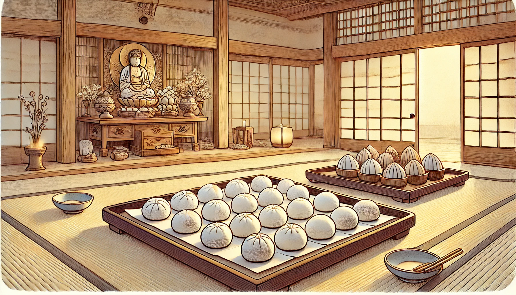 おけそくの盛り方と飾り方の基本