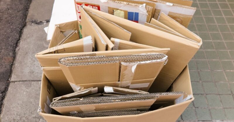 雨の日の段ボールゴミは出しても大丈夫なのか