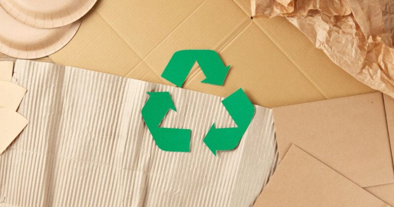 段ボールがリサイクルされる流れ